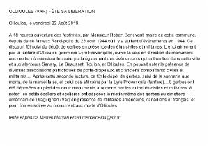 2019 08 23 OULLIOULES FETE SA LIBERATION